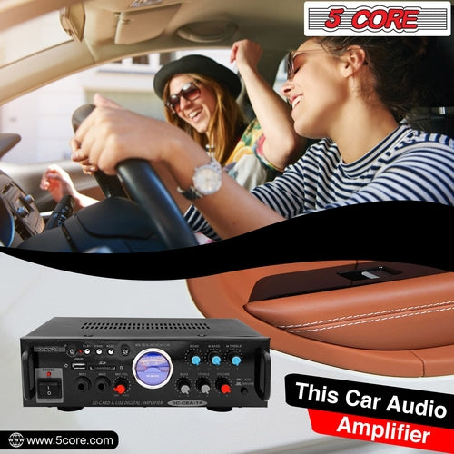 5Core Dual Channel Amplifier Car Audio System 300W Audio Reciver Car